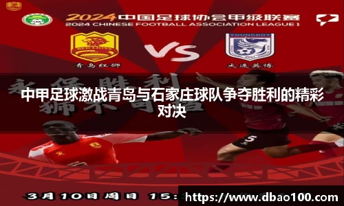 中甲足球激战青岛与石家庄球队争夺胜利的精彩对决